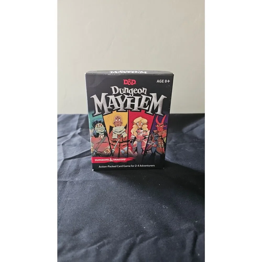 Dungeons & Dragons Dungeon Mayhem Card Game Complete In Box Wizards Coast